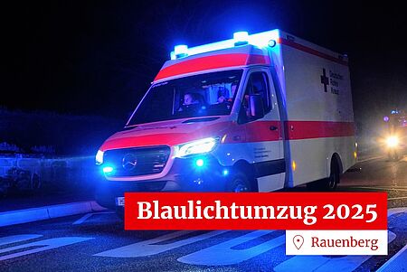 Unser neuer KTW beim Blaulichtumzug am 22.11.2025